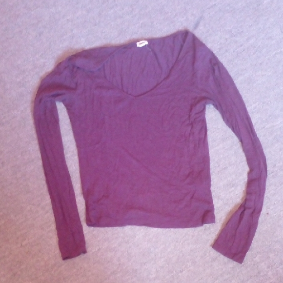 Garage Tops - Garage Scoop Neck Long Sleeve Top